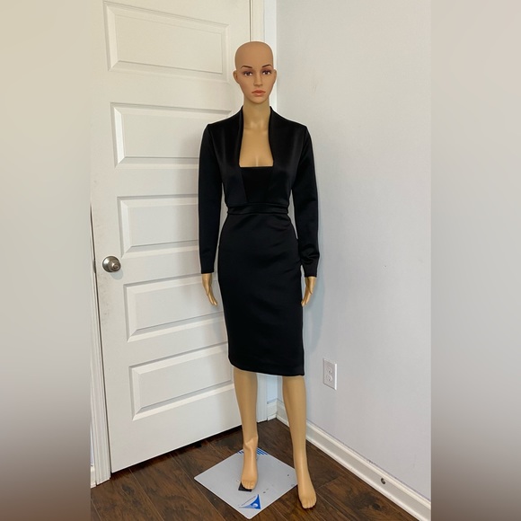 Boohoo Dresses & Skirts - Black Midi Dress - Size 12 - Gently Used